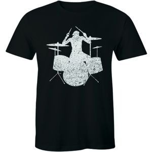 Drummer One Who Beats Things Sticks Bands T-shirt